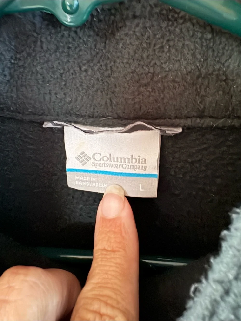 Columbia men’s fleece zip up jacket